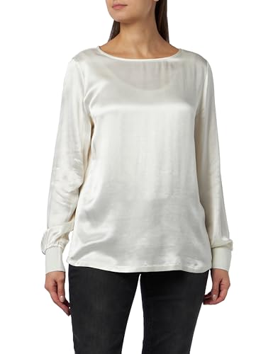 s.Oliver BLACK LABEL Damen Bluse Langarm White, 42 von s.Oliver BLACK LABEL