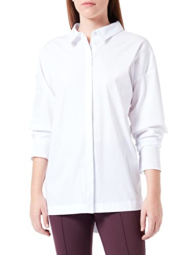 s.Oliver BLACK LABEL Damen Bluse langarm, Weiß, 40 EU von s.Oliver BLACK LABEL