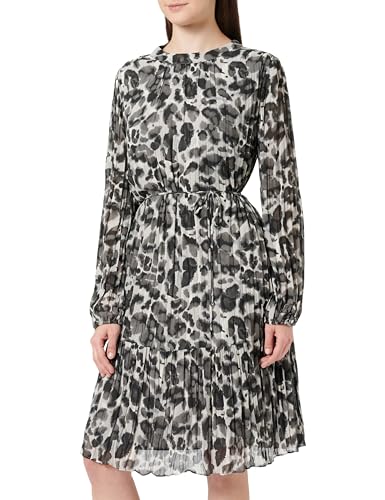 s.Oliver Damen Blusenkleid aus Chiffon Blusenkleid aus Chiffon, 07A3 Creme, 44 von s.Oliver BLACK LABEL