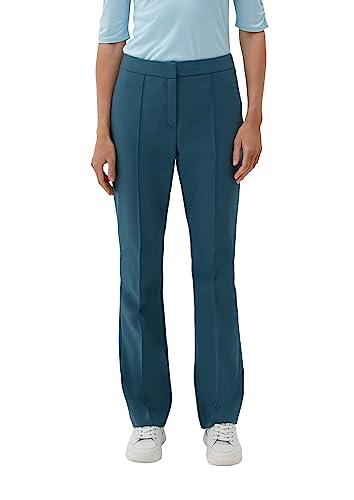 s.Oliver BLACK LABEL Damen Hosen lang, Blue Green, 40 EU von s.Oliver BLACK LABEL