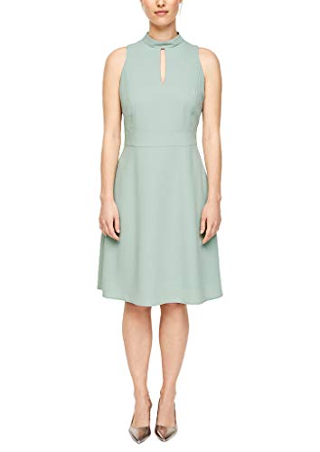 s.Oliver BLACK LABEL Damen 150.10.004.20.200.2013087 Kleid, 6108 Greyish Aqua, 42 von s.Oliver BLACK LABEL