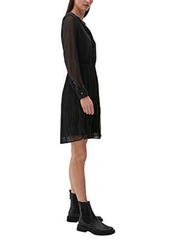 s.Oliver BLACK LABEL Damen Kleid kurz, Schwarz, 36 EU von s.Oliver BLACK LABEL