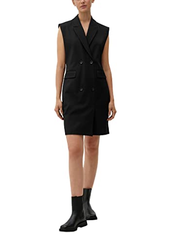 s.Oliver BLACK LABEL Damen Kleid kurz, Schwarz, 36 EU von s.Oliver BLACK LABEL