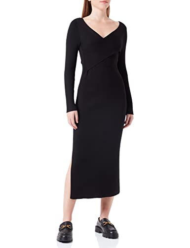 s.Oliver BLACK LABEL Damen Kleide lang, Schwarz, 32 EU von s.Oliver BLACK LABEL