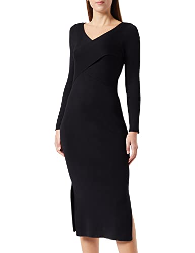 s.Oliver BLACK LABEL Damen Kleide lang, Schwarz, 48 EU von s.Oliver BLACK LABEL