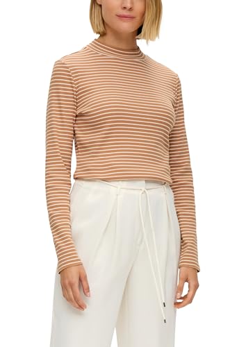 s.Oliver BLACK LABEL Damen Langarmshirt mit Stehkragen Yellow 48 von s.Oliver BLACK LABEL