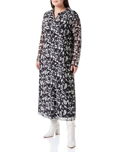 s.Oliver BLACK LABEL Damen Maxi Kleid Grey, 38 von s.Oliver BLACK LABEL