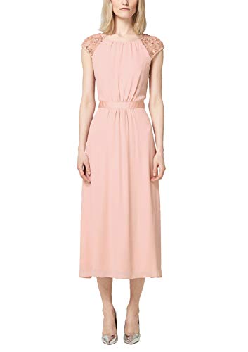 s.Oliver BLACK LABEL Damen 70.903.81.3172 Partykleid, Rosa (Hello Peach 2000), (Herstellergröße: 44) von s.Oliver BLACK LABEL