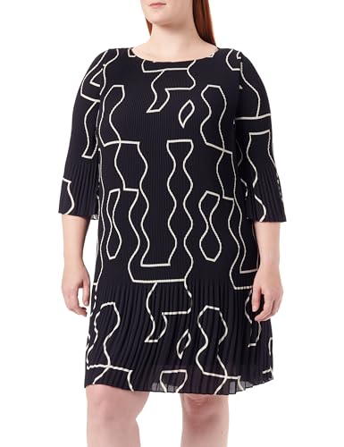s.Oliver BLACK LABEL Damen Plissee Kleid kurz Black 36 von s.Oliver BLACK LABEL