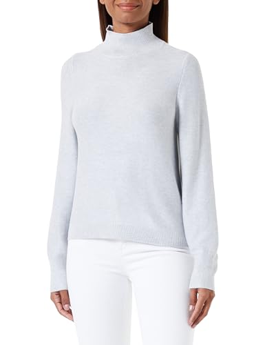 s.Oliver BLACK LABEL Damen Pullover mit Stehkragen Grey, 38 von s.Oliver BLACK LABEL