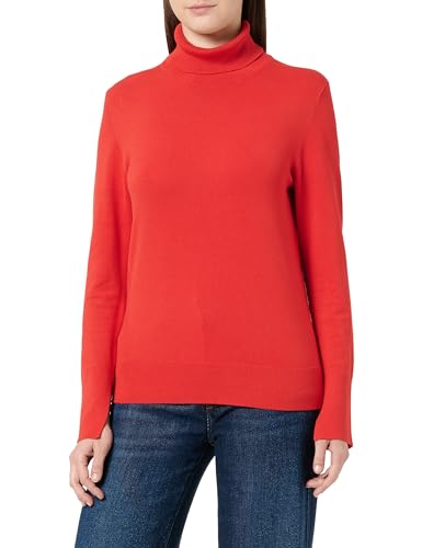 s.Oliver BLACK LABEL Damen Rollkragen Pullover RED, 40 von s.Oliver BLACK LABEL