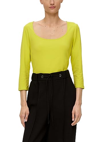s.Oliver BLACK LABEL Damen T-Shirt 3/4 Arm Yellow 48 von s.Oliver BLACK LABEL