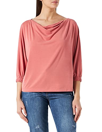 s.Oliver BLACK LABEL Damen T-shirt 3/4 Arm Loose Fit T Shirt, Faded Rose, 44 EU von s.Oliver BLACK LABEL