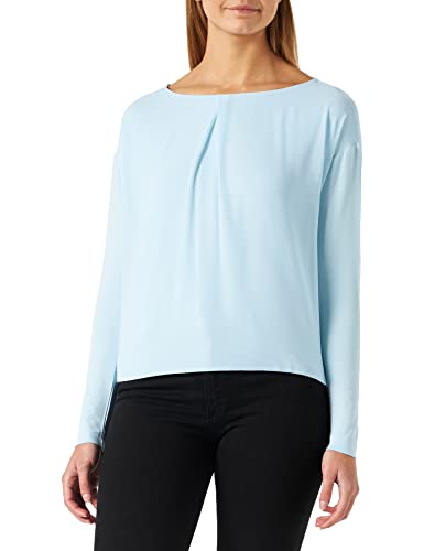 s.Oliver BLACK LABEL Damen T-shirts T Shirts langarm, Blau, 38 EU von s.Oliver BLACK LABEL