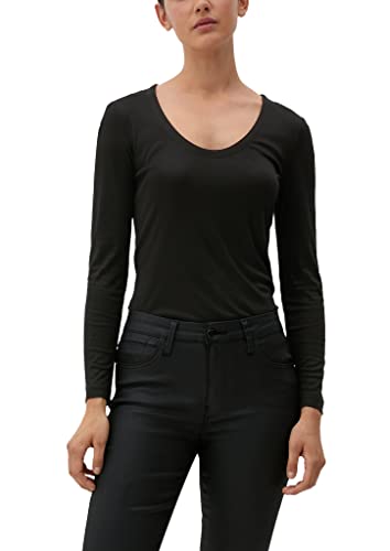 s.Oliver BLACK LABEL Damen T-shirts T Shirts langarm, Schwarz, 38 EU von s.Oliver BLACK LABEL