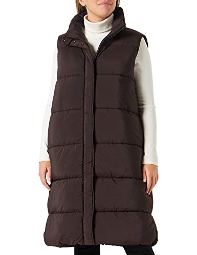 s.Oliver BLACK LABEL Damen mouwloos vest Weste rmellos, Brown, 44 EU von s.Oliver BLACK LABEL