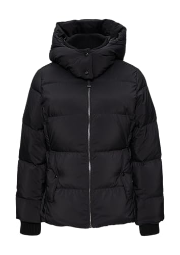 s.Oliver BLACK LABEL Daunenjacke mit Abnehmbarer Kapuze schwarz 44 von s.Oliver BLACK LABEL