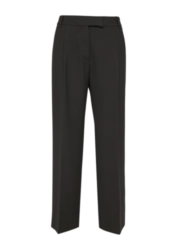 s.Oliver BLACK LABEL Elegante Hose mit Extra Wide Leg aus Viskosemix schwarz 38/REG von s.Oliver BLACK LABEL