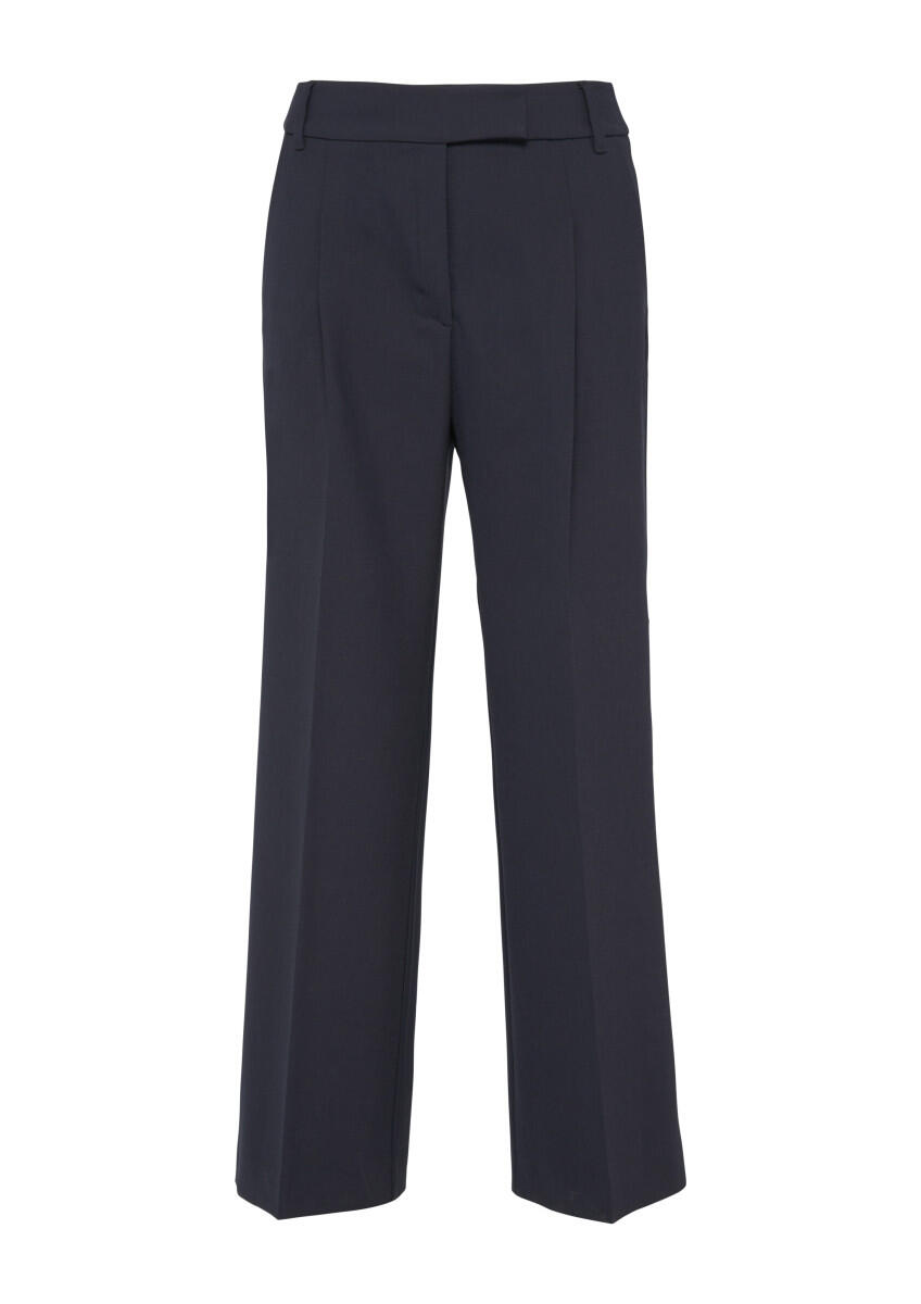 s.Oliver BLACK LABEL - Elegante Hose mit Extra Wide Leg blau - Gr. - 34/REG von s.Oliver BLACK LABEL