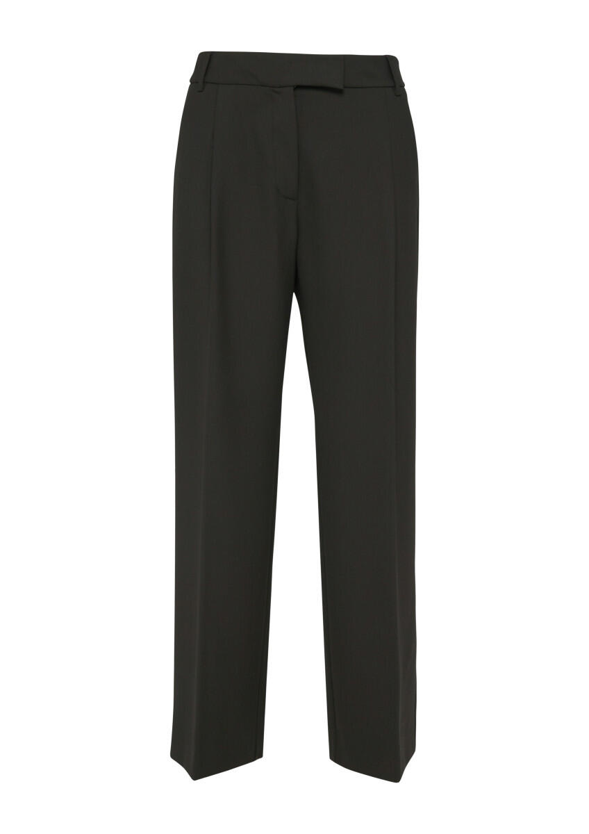 s.Oliver BLACK LABEL - Elegante Hose mit Extra Wide Leg schwarz - Gr. - 42/REG von s.Oliver BLACK LABEL