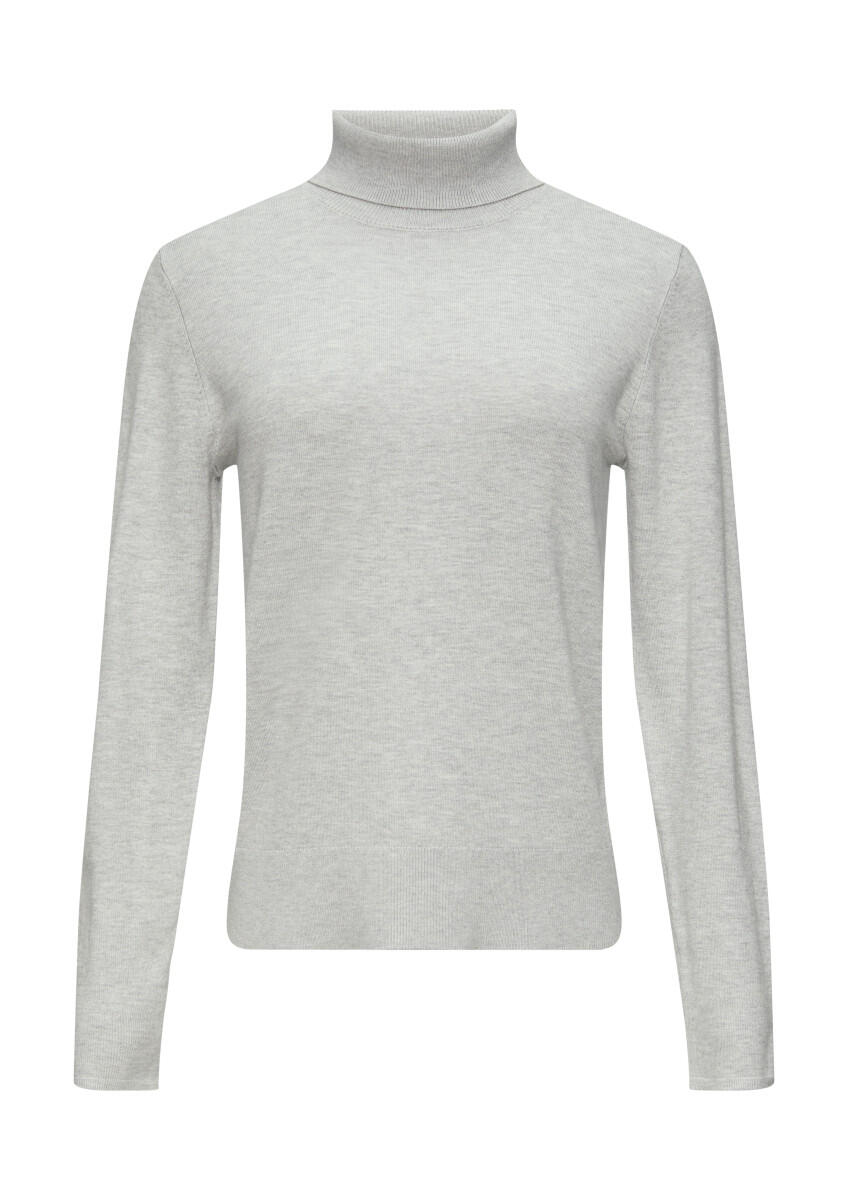 s.Oliver BLACK LABEL - Feiner Strickpullover aus Viskose grau - Gr. - 42 von s.Oliver BLACK LABEL