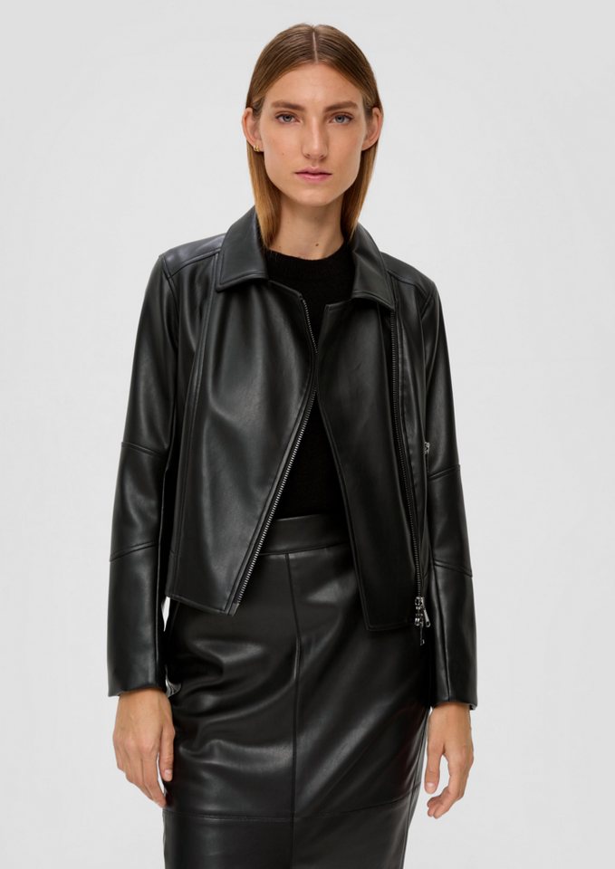 s.Oliver BLACK LABEL Funktionsjacke Jacke im Biker-Stil s.Oliver BLACK LABEL Funktionsjacke Jacke im Biker-Stil von s.Oliver BLACK LABEL