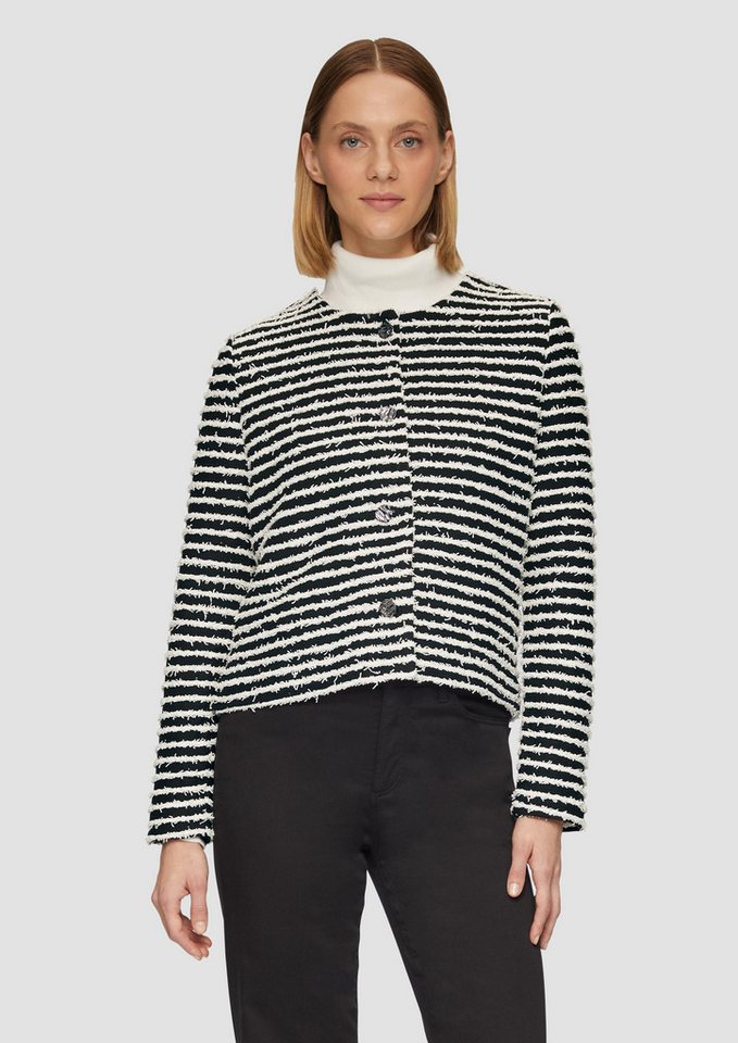 s.Oliver BLACK LABEL Funktionsjacke Jacke mit Musterstruktur von s.Oliver BLACK LABEL