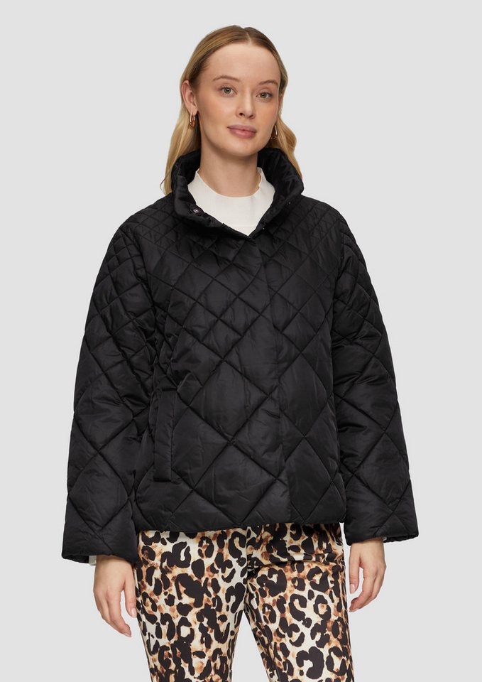 s.Oliver BLACK LABEL Funktionsjacke Ausgestellte Steppjacke mit Stehkragen von s.Oliver BLACK LABEL