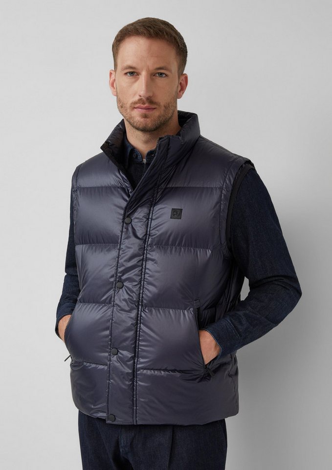 s.Oliver BLACK LABEL Funktionsweste Edle Steppweste mit recycelter Daune von s.Oliver BLACK LABEL