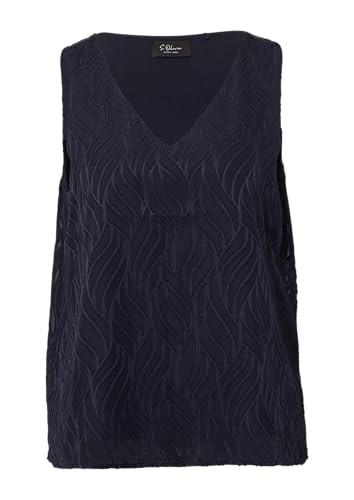 s.Oliver BLACK LABEL Gefütterte Bluse mit Strukturmuster Navy 48 s.Oliver BLACK LABEL Gefütterte Bluse mit Strukturmuster Navy 48 von s.Oliver BLACK LABEL
