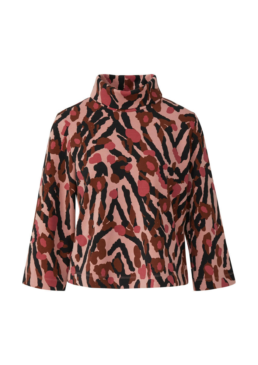 s.Oliver BLACK LABEL - Gemustertes Shirt pink - Gr. - 44 von s.Oliver BLACK LABEL