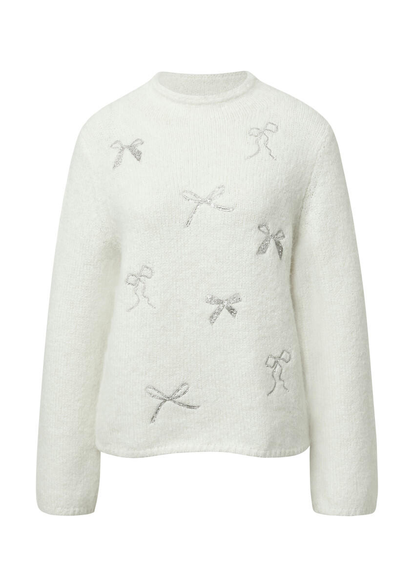 s.Oliver BLACK LABEL - Grobstrick-Pullover weiß - Gr. - 36 von s.Oliver BLACK LABEL