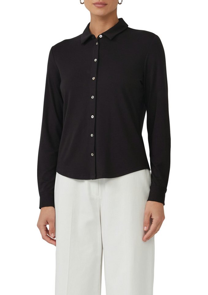s.Oliver BLACK LABEL Hemdbluse mit Perlmuttknöpfen von s.Oliver BLACK LABEL