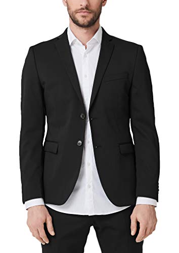 s.Oliver BLACK LABEL Herren 02.899.54.4475 Anzugjacke, Schwarz, (Herstellergröße: 50) von s.Oliver BLACK LABEL