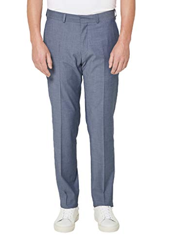 s.Oliver BLACK LABEL Herren 02.899.73.4497 Anzughose, Light Blue Melange, 46 (Herstellergröße: 90) von s.Oliver BLACK LABEL