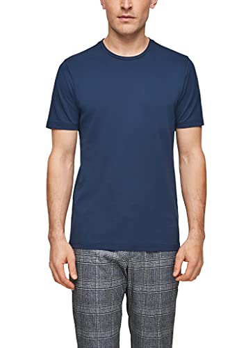 s.Oliver BLACK LABEL Herren T-Shirt 160.10.104.12.130.2058397 , Dark Blue , M von s.Oliver BLACK LABEL