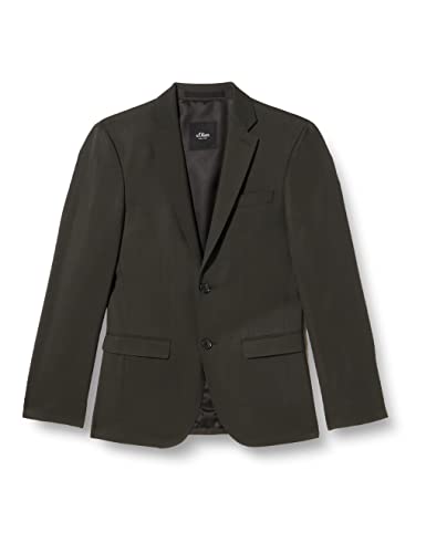 s.Oliver BLACK LABEL Herren 160.11.899.15.153.1229365 Business-Anzug Jacke, Khaki, 52 von s.Oliver BLACK LABEL