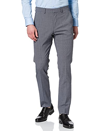 s.Oliver BLACK LABEL Herren 160.11.899.18.180.2064407 Tuxedo-Hose, Dark Blue Check, 102 von s.Oliver BLACK LABEL