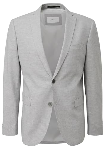 s.Oliver BLACK LABEL Herren 2142800 Business-Anzug Jacke, grau 91N8, 50 von s.Oliver BLACK LABEL