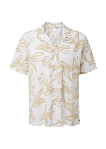 s.Oliver BLACK LABEL Herren 2142878 Hemd, weiß 01A1, M von s.Oliver BLACK LABEL