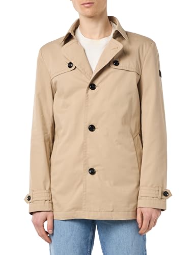 s.Oliver BLACK LABEL Herren 2148938 Trenchcoat, beige 8195, 50 von s.Oliver BLACK LABEL
