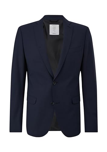 s.Oliver Herren 2149088 Business-Anzug Jacke, 5952 blau, 50 von s.Oliver BLACK LABEL
