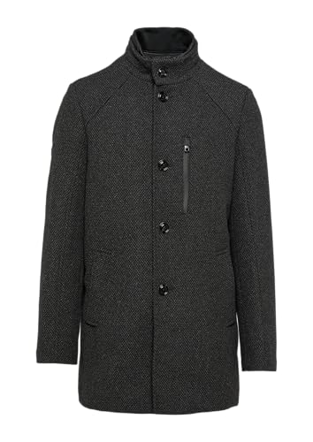 s.Oliver BLACK LABEL Wattierter Wollmix-Mantel mit herausnehmbarem Einsatz dunkelgrau 48 von s.Oliver BLACK LABEL