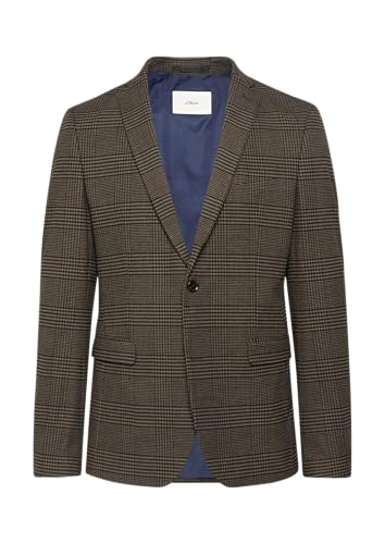 s.Oliver BLACK LABEL Herren 2150981 Anzugs Sakko, Slim Fit, 85N5, 46 von s.Oliver BLACK LABEL