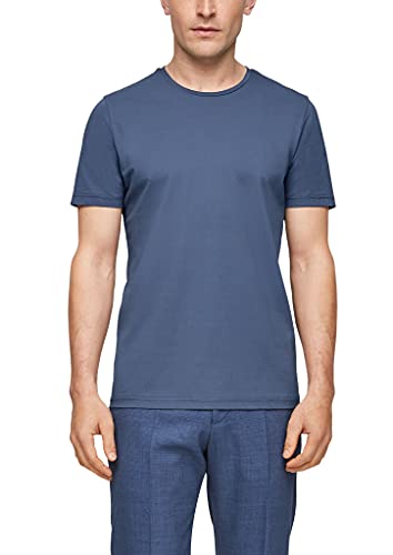 s.Oliver BLACK LABEL Herren T-Shirt 160.10.104.12.130.2058397 , Blau , S von s.Oliver BLACK LABEL