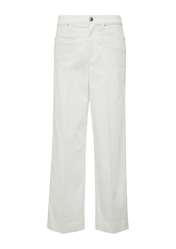 s.Oliver BLACK LABEL High-waist-Jeans – Cropped Länge & Wide Leg für stilvolle Looks von s.Oliver BLACK LABEL