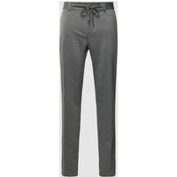 s.Oliver BLACK LABEL Hose mit elastischem Bund mit Tunnelzug Modell 'JOGGSUIT' in Anthrazit, Größe 94 von s.Oliver BLACK LABEL