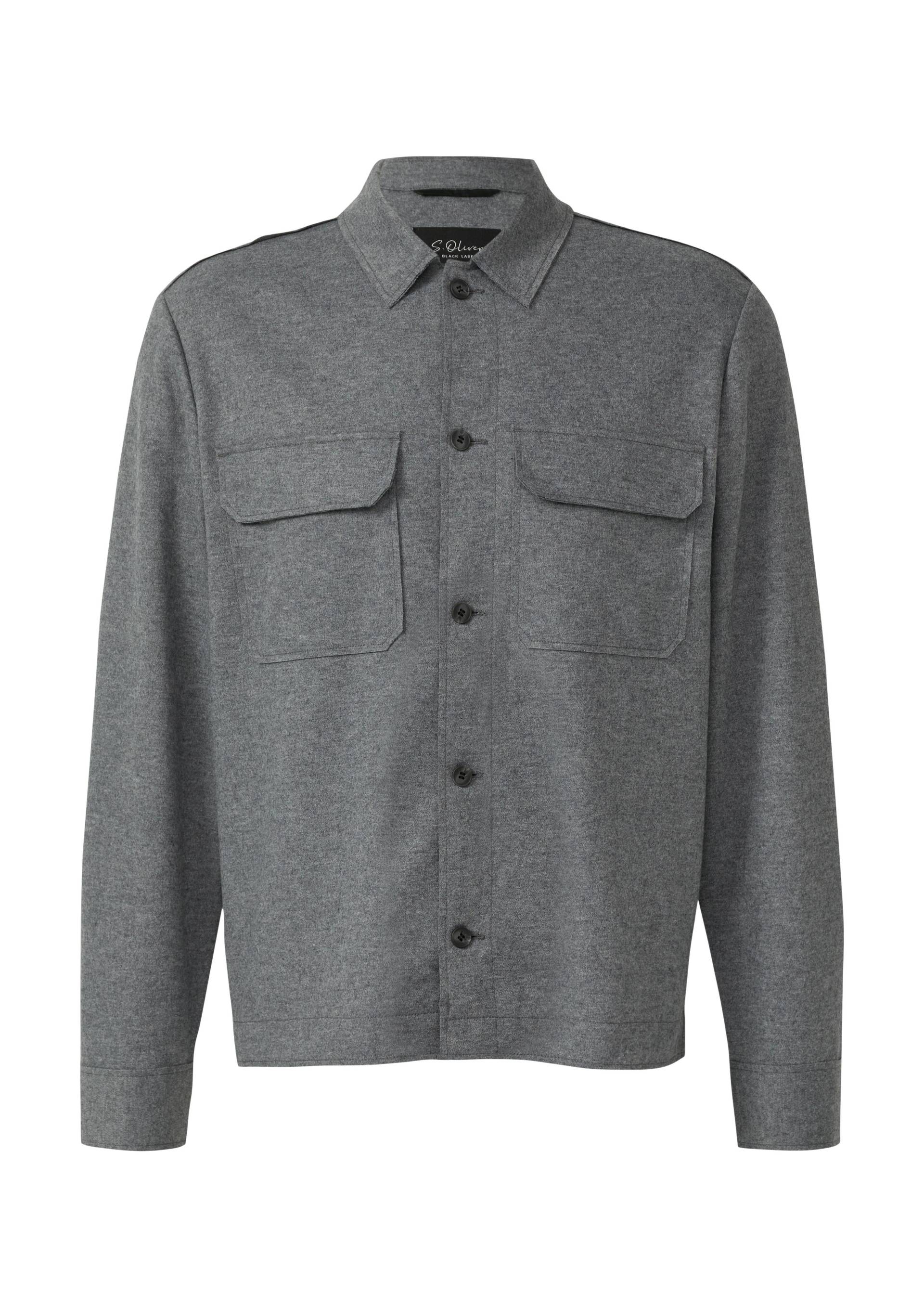 s.Oliver BLACK LABEL - Indoor-Jacke grau - Gr. - 46 von s.Oliver BLACK LABEL