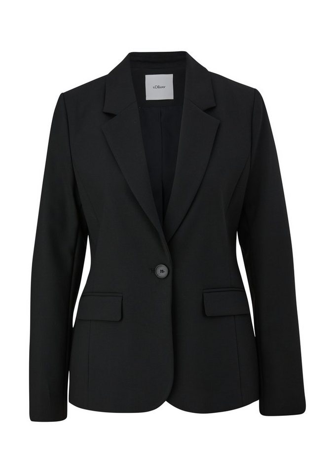 s.Oliver BLACK LABEL Jackenblazer Indoor-Blazer - Slim Fit von s.Oliver BLACK LABEL