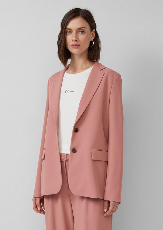 s.Oliver BLACK LABEL Jackenblazer Twillblazer mit leichtem Futter s.Oliver BLACK LABEL Jackenblazer Twillblazer mit leichtem Futter von s.Oliver BLACK LABEL
